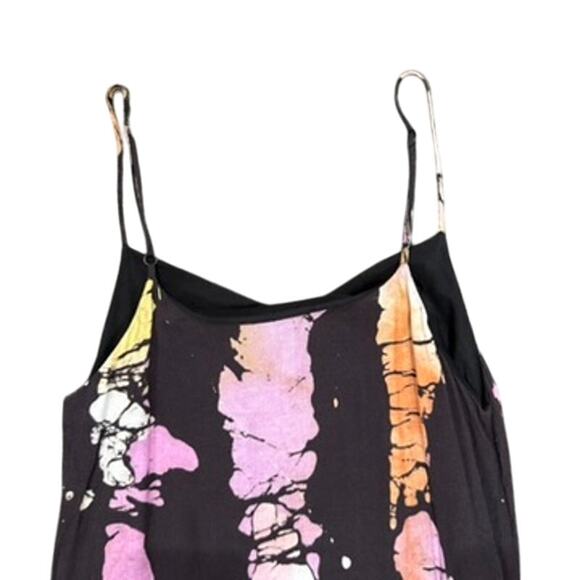 Busayo x RTR Tie Dye Slip Dress in Black Multi, Size S - Picture 8 of 10
